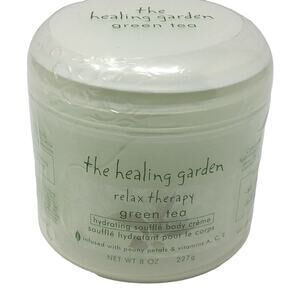 THE HEALING GARDEN Relax Therapy 8oz Green Tea Hydrating Souffle Body Cream